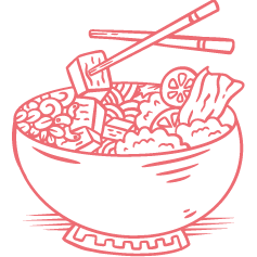 dessin-au-trait-rose-saumon-dun-savoureux-poke-bowl-servi-dans-un-bol-avec-baguettes